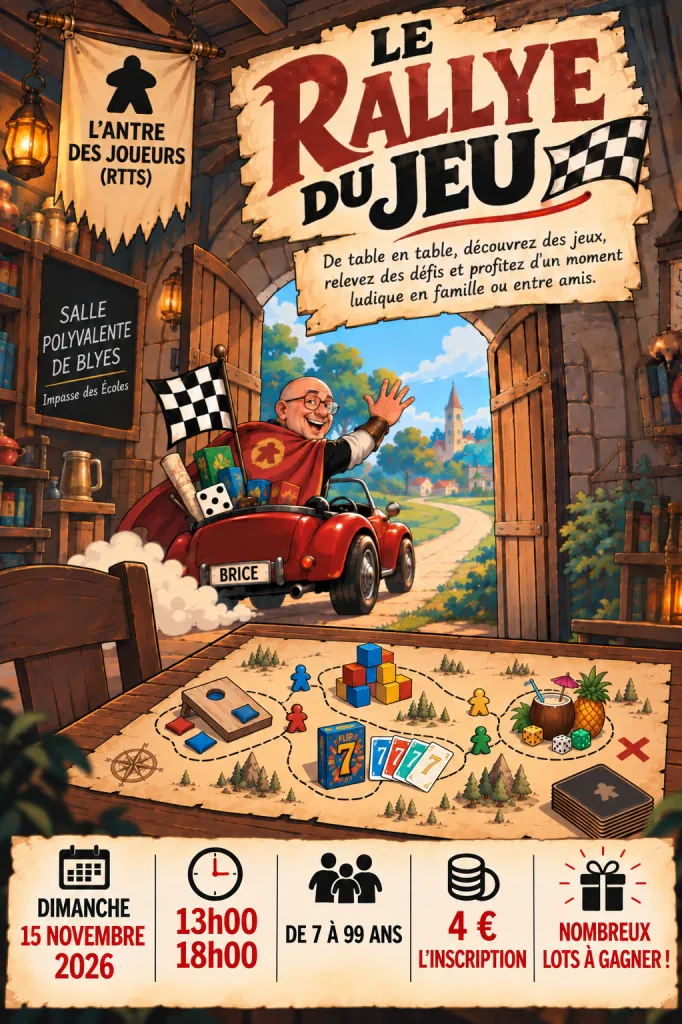 Affiche : Rallye du Jeu