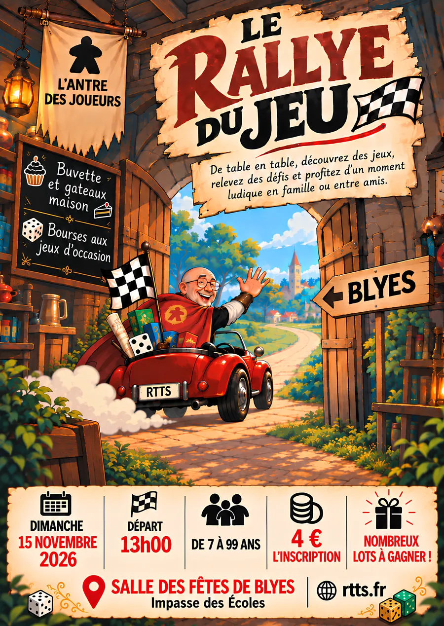 Affiche : Rallye du Jeu 2026