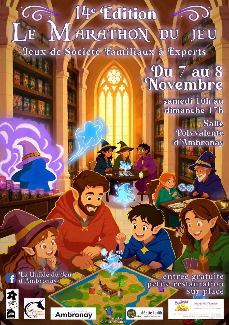 Marathon du jeu 2026 La Guilde du jeu Ambronay
