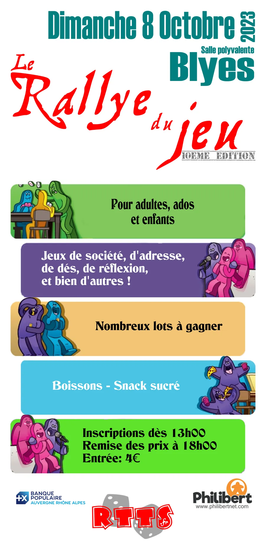 Affiche : Rallye du jeu 2023