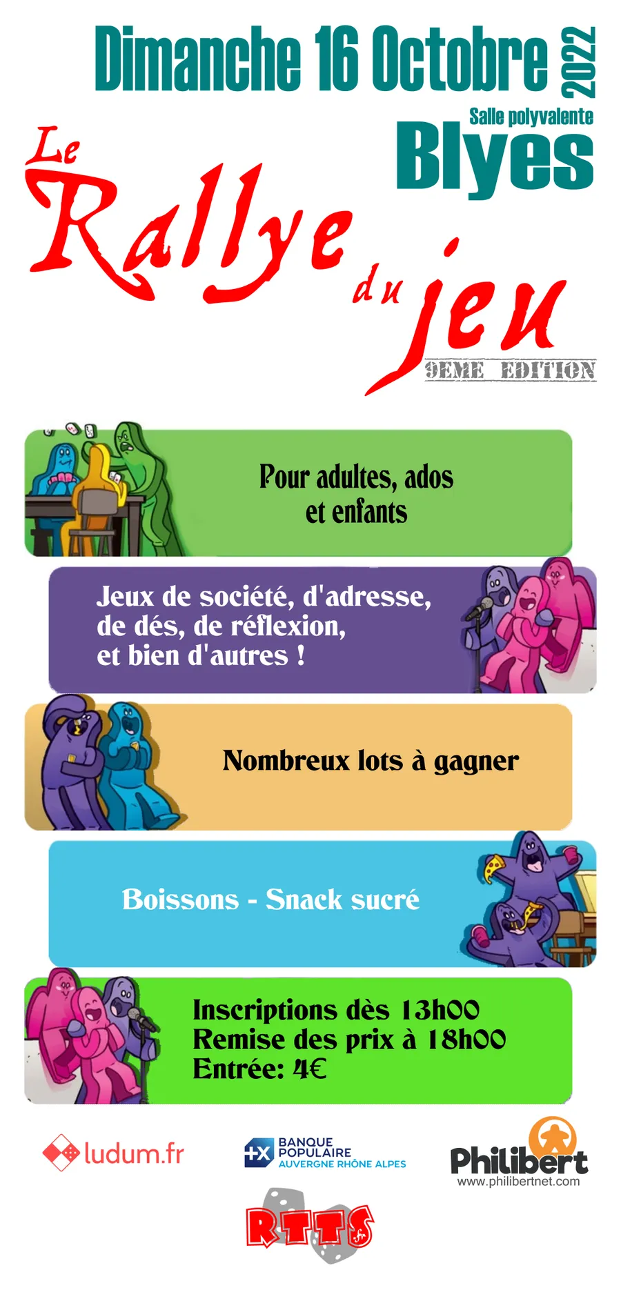 Affiche : Rallye du jeu 2022