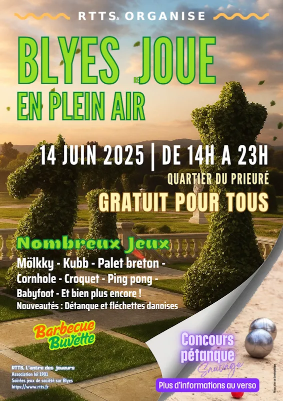 Affiche : Blyes (re)joue en plein air